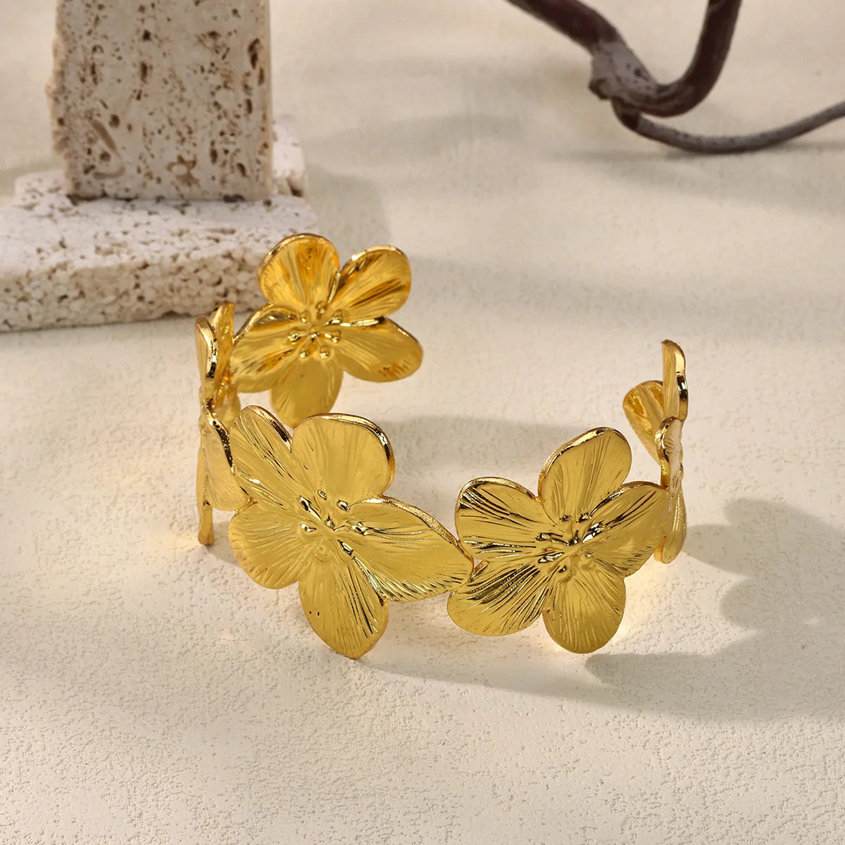 Golden Rebel Cuff Bracelet
