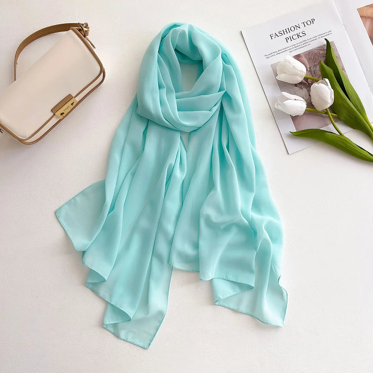 Everyday Jersey Hijab – Soft Stretch Headscarf | 70×180 cm