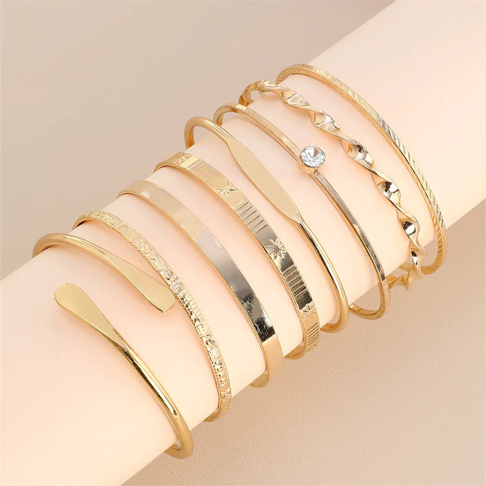 8pcs/set Urban Edge Bangle