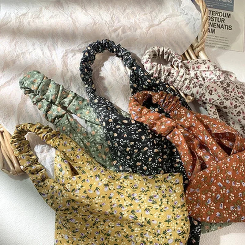 Floral Triangular Headscarf & Hair Band