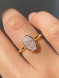 Luminous Oval Sterling Ring