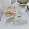 Korean Pearl Acrylic Shark Clip