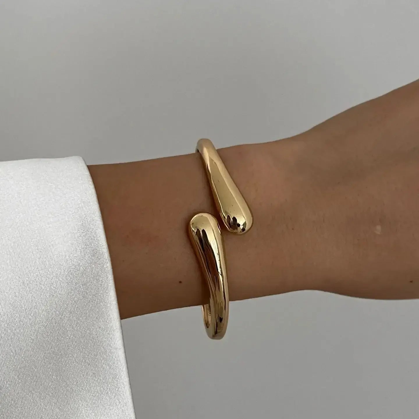 Golden Edge Cuff Bracelet