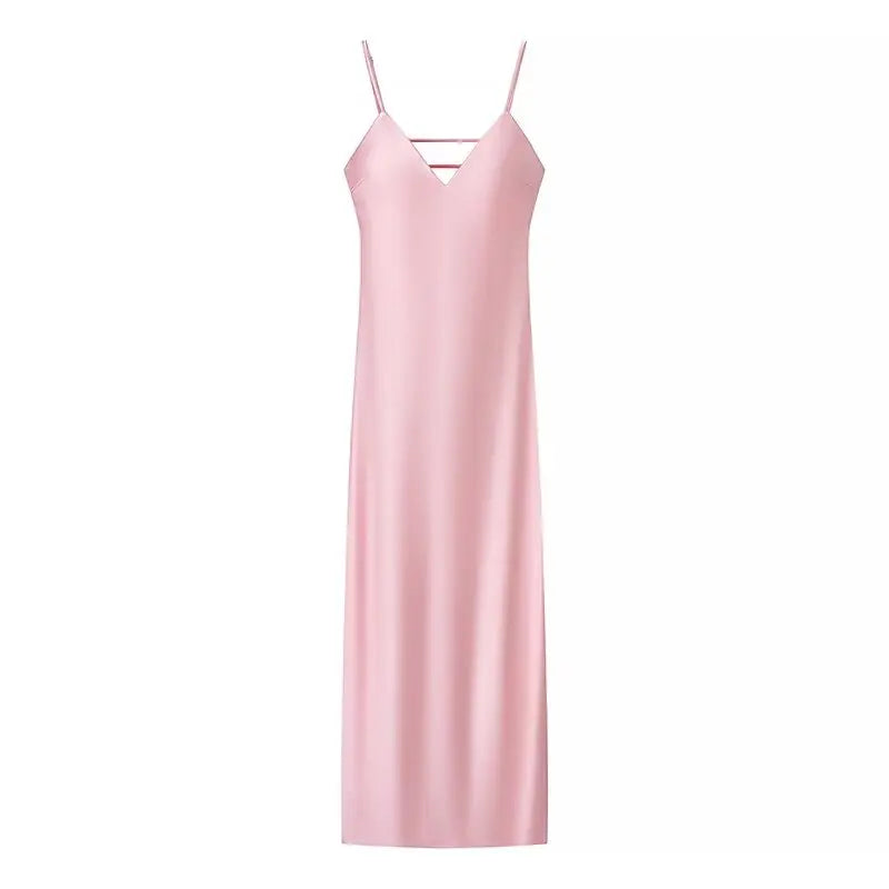 Backless Spaghetti Strap Maxi Dress