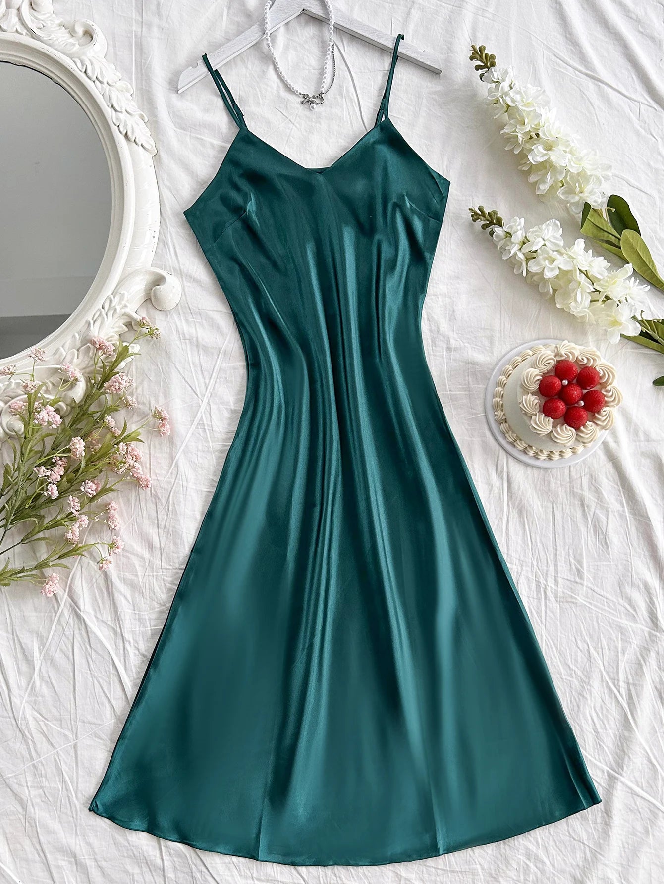 Luna Satin Sleep Dress