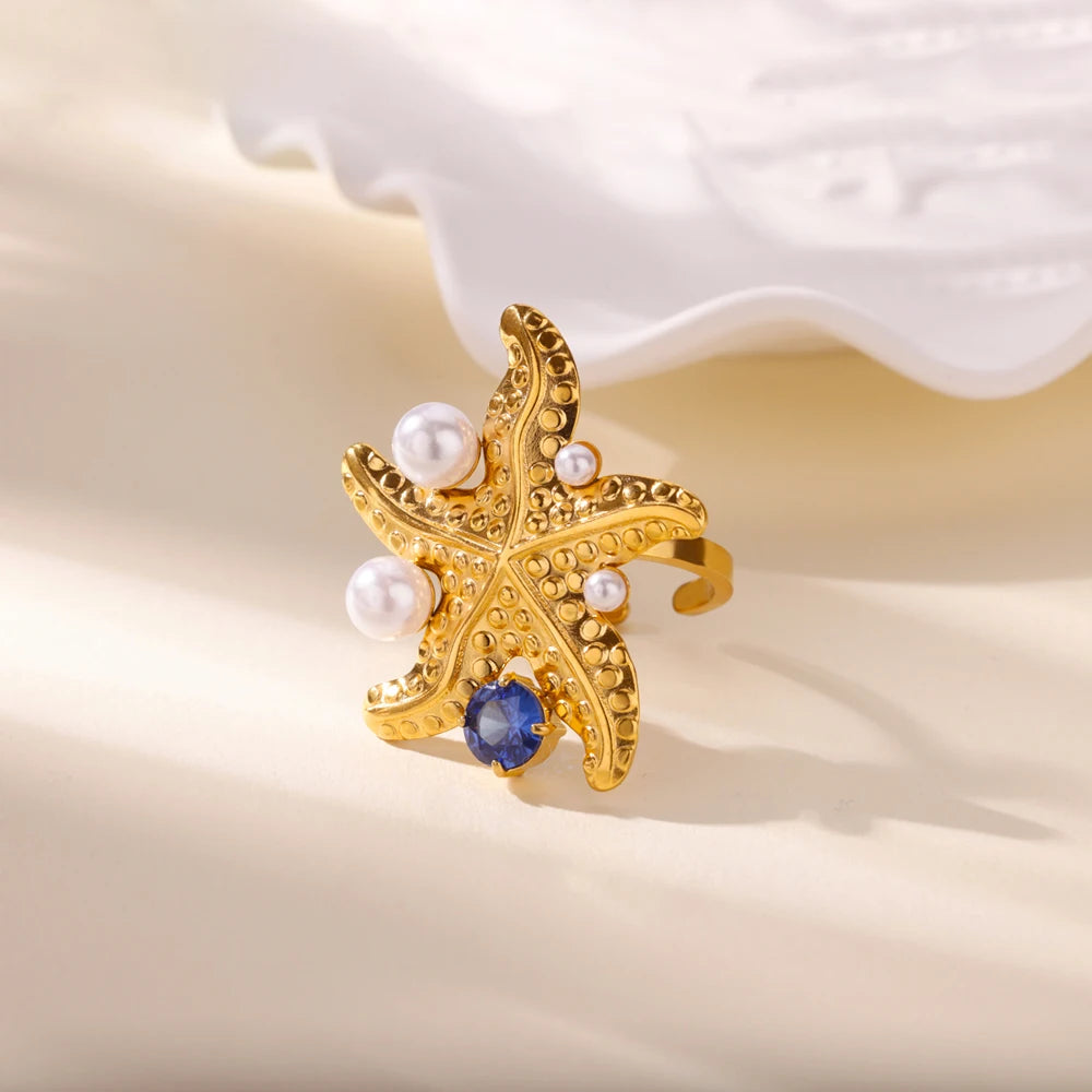 Vintage Blue Zircon Ring