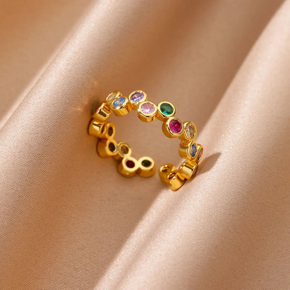 Classic Glow Zircon Ring