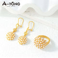 Royal Pearl Gold Jewelry Set