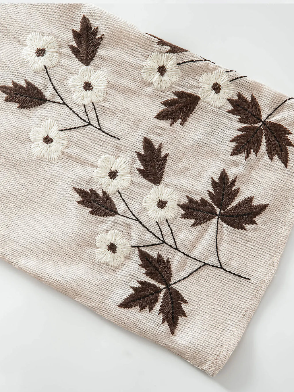 Floral Cuff Embroidery Abaya