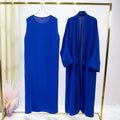 Jilbab Two-Piece Cardigan & Inner Dress Set