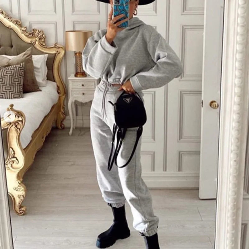 Oversized Hoodie & Sweatpants Tracksuit Set