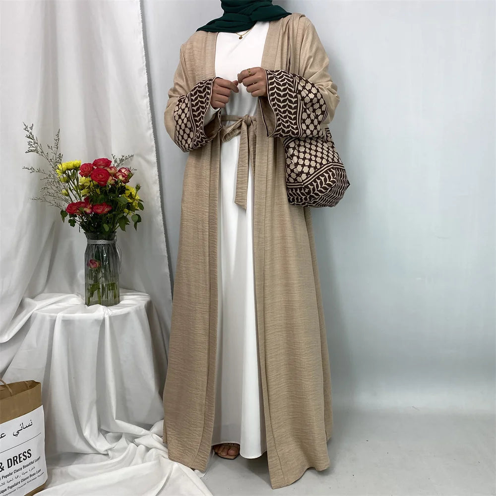 Arab Cardigan Robe with Mini Bag