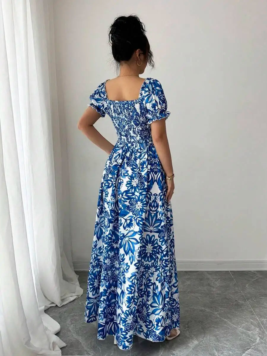 Bloom Bow Maxi Dress