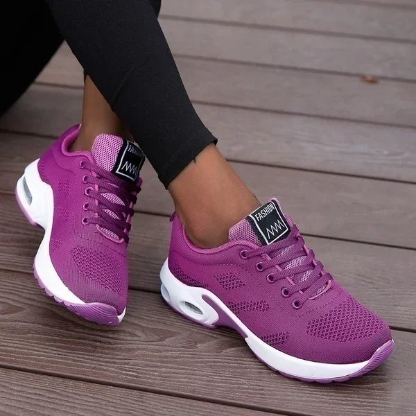 Women's Breathable Running Shoes – Air Mesh Fitness Sneakers