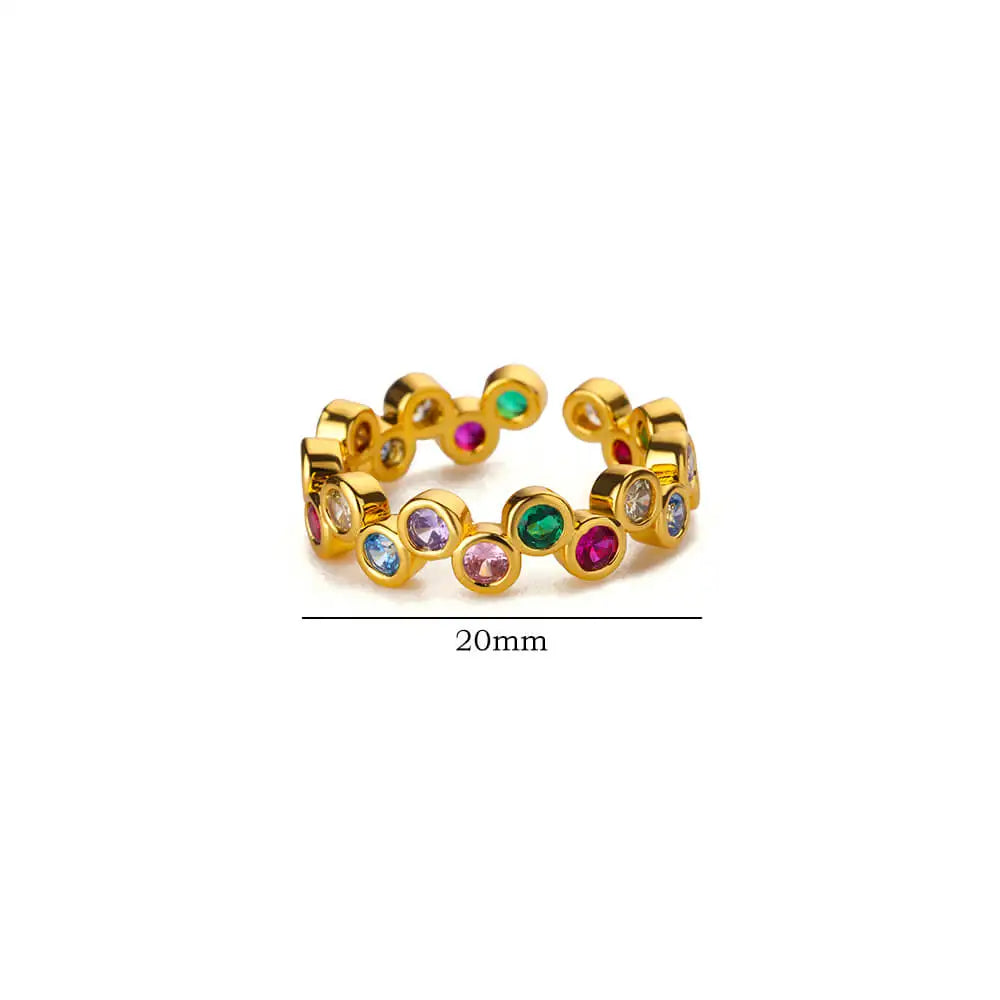 Classic Glow Zircon Ring