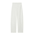 ETJ 2025 women's new fashion design three-dimensional cut high collar slim suit jacket & matching casual trousers