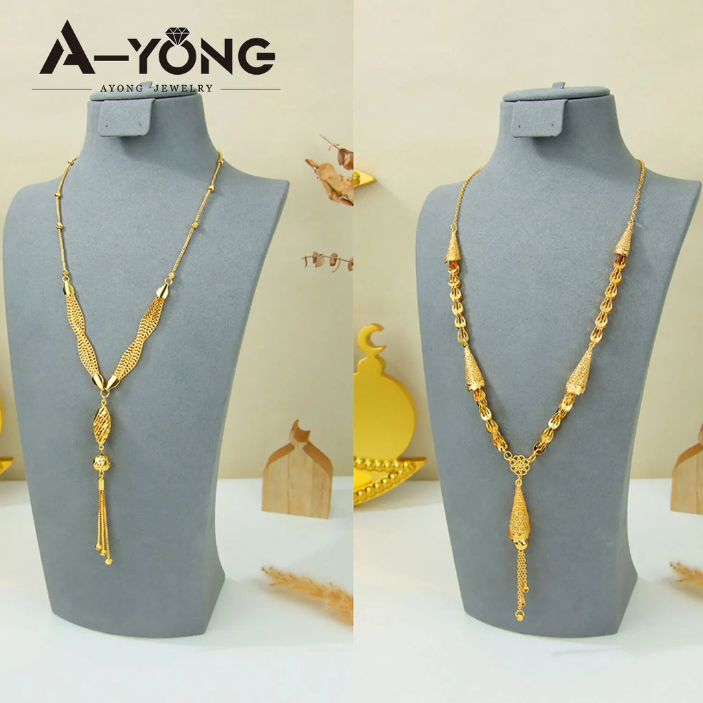 Royal Tassel Gold Necklace