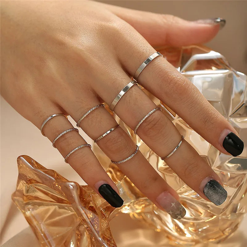 Crystal Glow Gold Ring