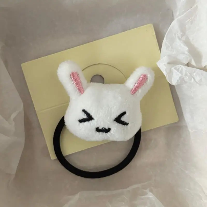 Plush Bunny Rabbit Hair Tie