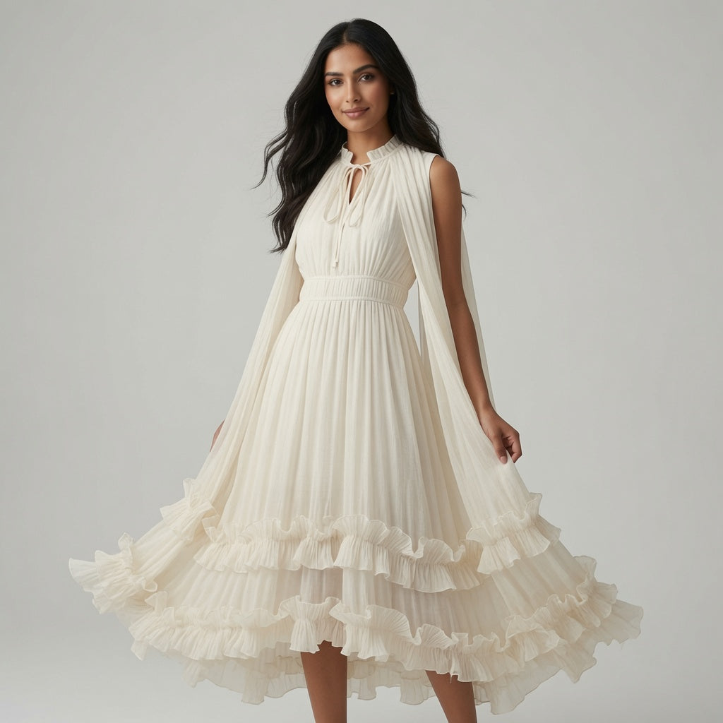 Grace Cascade Maxi Dress